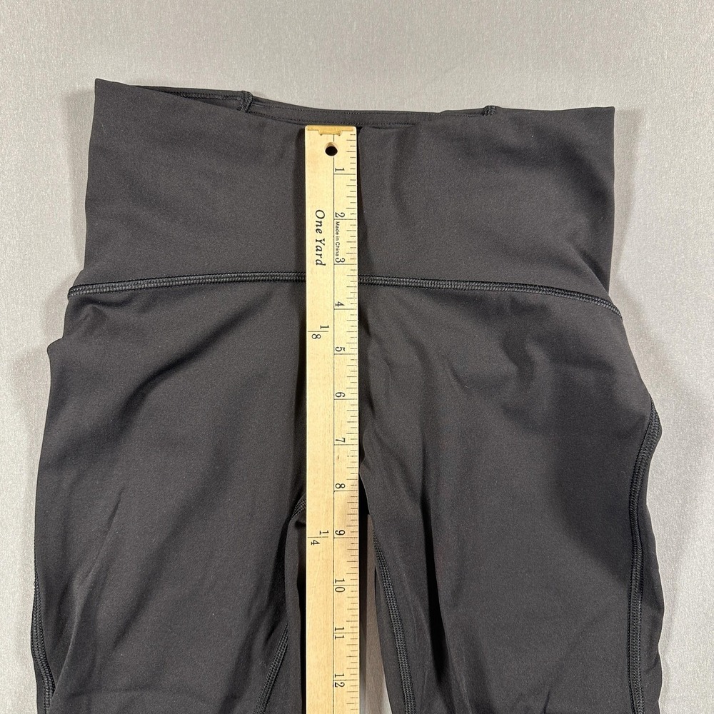 Lululemon Leggings Womens 4 Black High Rise Ankle Yoga Athletic Gym Stretch - Picture 7 of 9